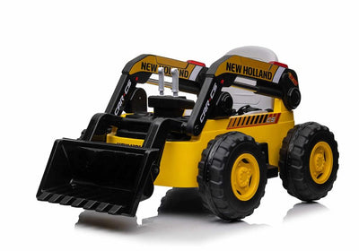 New Holland Electric Kids Bulldozer 4WD Ride On – In Stock-0